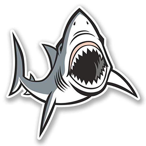 Great White Shark Round Metal 0.75" Lapel Pin Hat Shirt Pin Tie Tack Pinback2