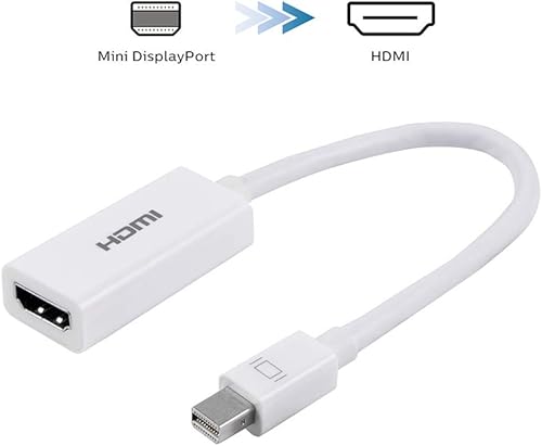 Miniatura 2 de PHILIPS Accesorios Adaptador Mini DisplayPort a HDMI, unidireccional, audio y video, Full HD 1080p, 4K Ultra HD  30Hz, diseño portátil compacto