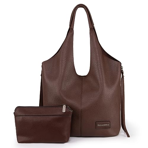 Image of Montana West Slouchy Hobo Bags for Women Soft Designer Shoulder Purses Ladies Top Handle Handbag