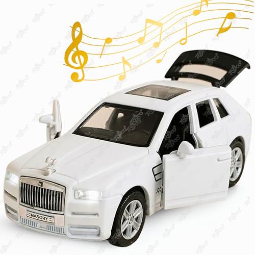 Image of toyco Alloy Metal SUV Toy Car for Kids | Pull Back Unbreakable Small Toy Cars | Openable Doors, Smooth & Shiny Edges |1:36 Scale | Gift Toys for Boys and Girls Age 3+ | (rols Royce culina)