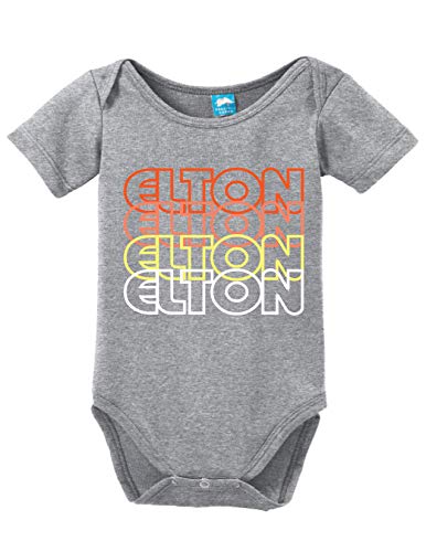 Elton Louisiana Retro 70s Funny Bodysuit Baby Romper