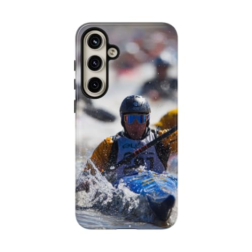 Coque Samsung S24 Plus Kayak Bleu pour les Passionnés de Nature