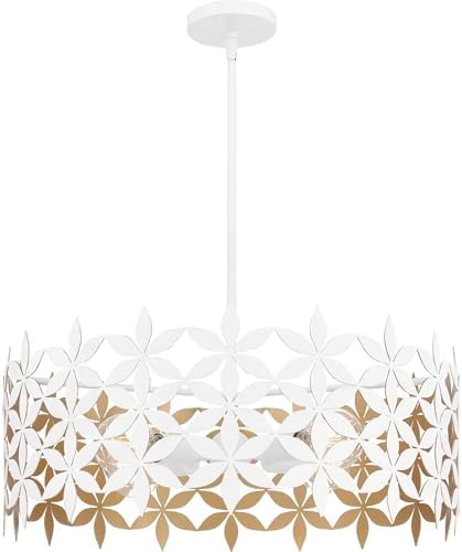 Quoizel Piper 4-Light Matte White Pendant Light