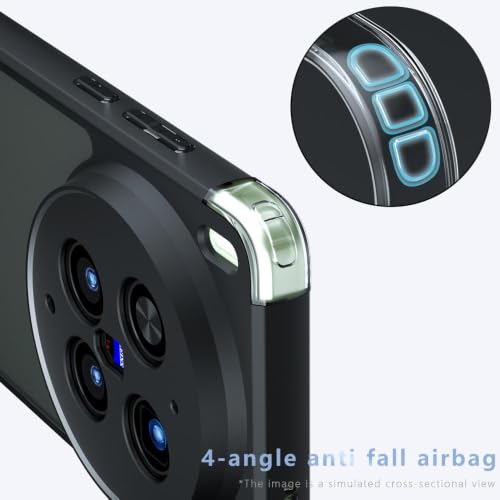 Image of Matte PC+TPU Phone Case Vivo X300 Ultra 5G, Black