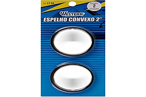 Kit 2 Espelhos Convexo Para Retrovisor