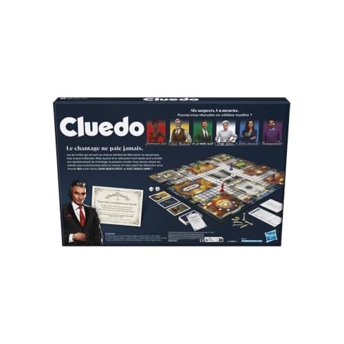 Habro Gaming Cluedo, Jeu de Société Revisité pour Enfants, 2 à 6 Joueurs, Jeu de mystère pour Enfants et Adultes, à Partir de 8 Ans