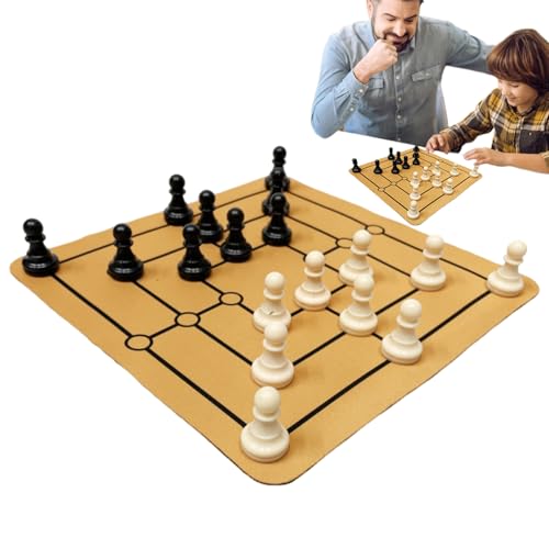 YAOPIU Juego De Mesa De Viaje,Tablero para Aprender | Set Portátil Interactivo para Adultos Principiantes Niños Diversión Familiar En Casa Fiesta Edad 4+