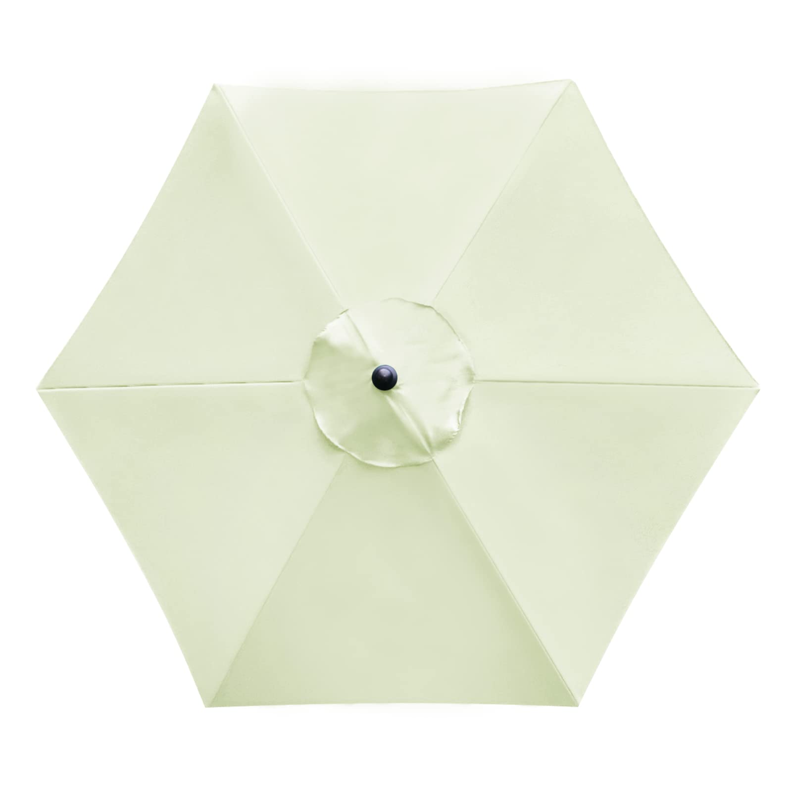 Sunnyglade Auvent de rechange pour parasol de terrasse, parasol de marché et d'extérieur avec 6 baleines de 2,3 m