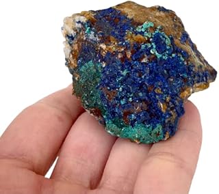 1pc. Azurite Malachite Crystal Cluster - Raw Mineral - Raw Azurite Malachite - Raw Stone - Mineral Specimen - Rare Crystals - Malachite