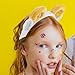 Baluue Sheep Horns Headband Soft Plush Hair Hoop with Elastic Band for Spa Facial Makeup Party Cosplay Accessories Adults Kids
