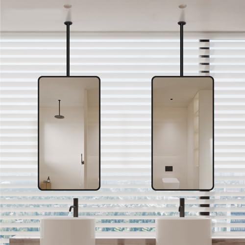 Miroir de maquillage suspendu pour optimiser les petites pièces - 2