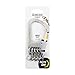 Nite Ize SlideLock KeyRack, Large Locking Carabiner Key Chain With 5 S-Biner MicroLocks Holds Keys Separately + Securely