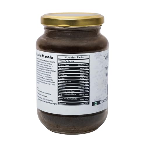 Image of WHIFFRESH SOLAPURI YESUR KALA MASALA : Premium All-purpose Masala | Authentic Masala Powder | NO Adulteration | Hand Pounded | Premium & Unique | Mutton | Chicken | veg | (225gm)