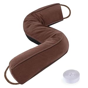 Sunolga 96,5 cm Tür-Zugluftstopper Braun