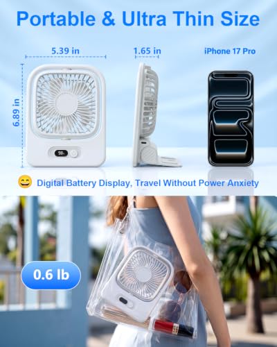 scenein Small Wall Mount Usb Fan with Magnetic Base for Cruise Ship Cabin - image 3