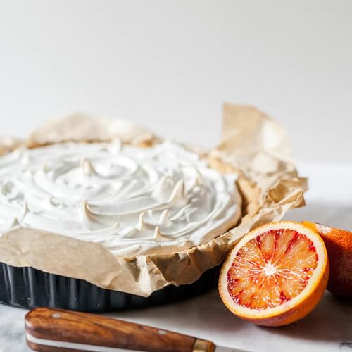 MGE - Stampo Antiaderente per Quiche e Torte con Base Rimovibile - Teglia da Forno per Crostata e Quiche Bordo Scanalato - 22 cm