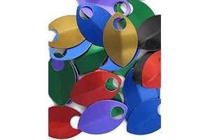 TheRingLord.com Small Anodized Aluminum Dragon Scales - Random Mix- 100 Scales