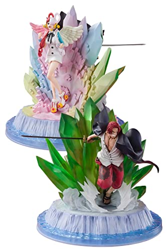 TAMASHII Nations One Piece - Shanks et Uta - Statuette Zero Extra Battle 24cm
