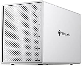 Yottamaster 5 Bay RAID Hard Drive Enclosure, Aluminum Type C 5 Bay RAID External HDD Enclosure Caddy for SATA 2.5/3.5 HDD SSD, Support RAID 0/1/3/5/10/JBOD/PM-[PS500RC3]