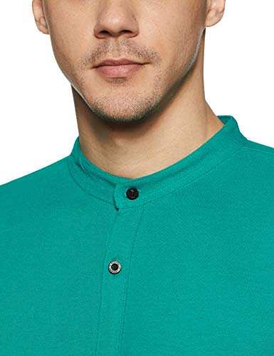 Image of Neostreak Men's Solid Slim Fit Half Sleeve Polo Shirt