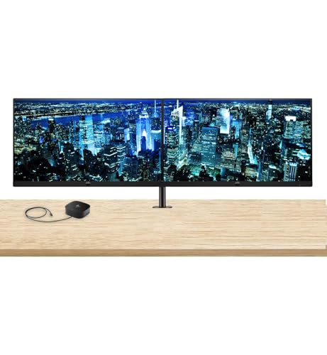 Image of HP Series 7 Pro 24-inch 724pu WUXGA (1920 x 1200) LCD Monitor, 2-Pack - Daisy Chain, DisplayPort, USB Hub Bundled with Desk Mount Dual Stand & USB-C Multiport G5 Dock