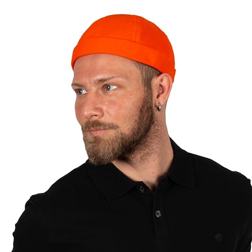 Casquette docker en coton uni ajustable pour homme et femme en style marin urbain