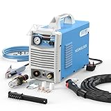 cortadora de plasma inverter 8mm 220v lusqtoff incut-40 La potente cortadora de plasma tiene un asa de transporte fácil y una carcasa compacta y ligera de 6,1 kg. Dimensiones: 43,5x17x30 cm