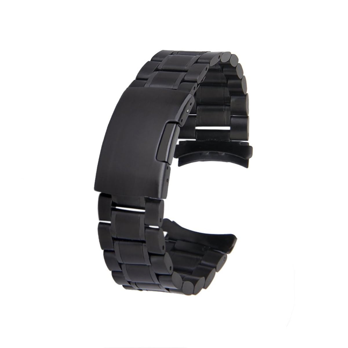 Correa de reloj de acero inoxidable con eslabones sólidos Galpada de 20 mm 8