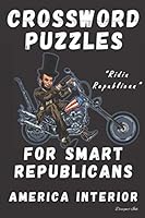 Crossword Puzzles for Americans: USA Patriot Themed Art Interior. Fun, Easy to Hard Words. Lincoln Motorcycle. B08KPLLKGJ Book Cover