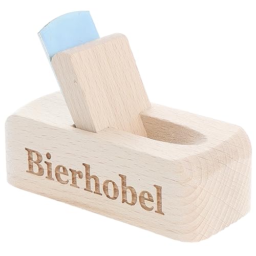 Spruchreif | Flaschenöffner aus Holz mit Gravur 'Bierhobel' | Originelles Männergeschenk für Bierliebhaber