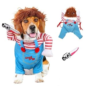 Disfraz Halloween Perro Pequeño, SilverChry Disfraz Halloween Perro, Disfraz Perro Pequeño, Ropa para Perros, para Disfraz Perro Fiesta Halloween de Cosplay para Mascotas (Small)