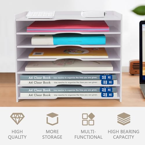 Porte-documents 7 niveaux larges pour trier vos courriers - 3