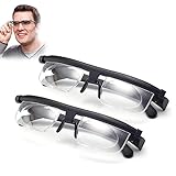 cretopwin Vifocus Brillen, einstellbare Fokusbrillen für Nah- und Fernsicht, einstellbare Dial Vision Brillen, einstellbare Dial Eye Brillen (2Pcs)