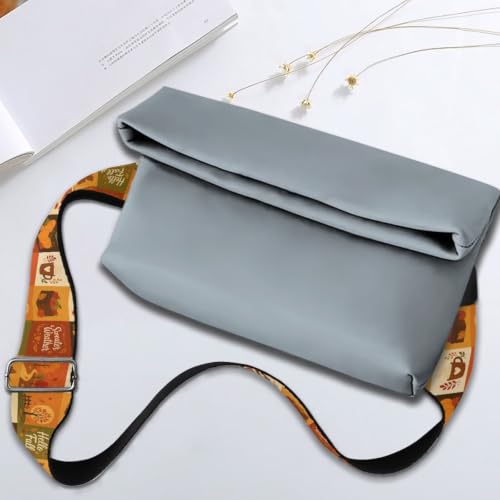 Image of Jeiento Wide Purse Strap Wide Shoulder Strap Adjustable Replacement Belt Soft Guitar Shoulder Straps for Women Girls Gifts