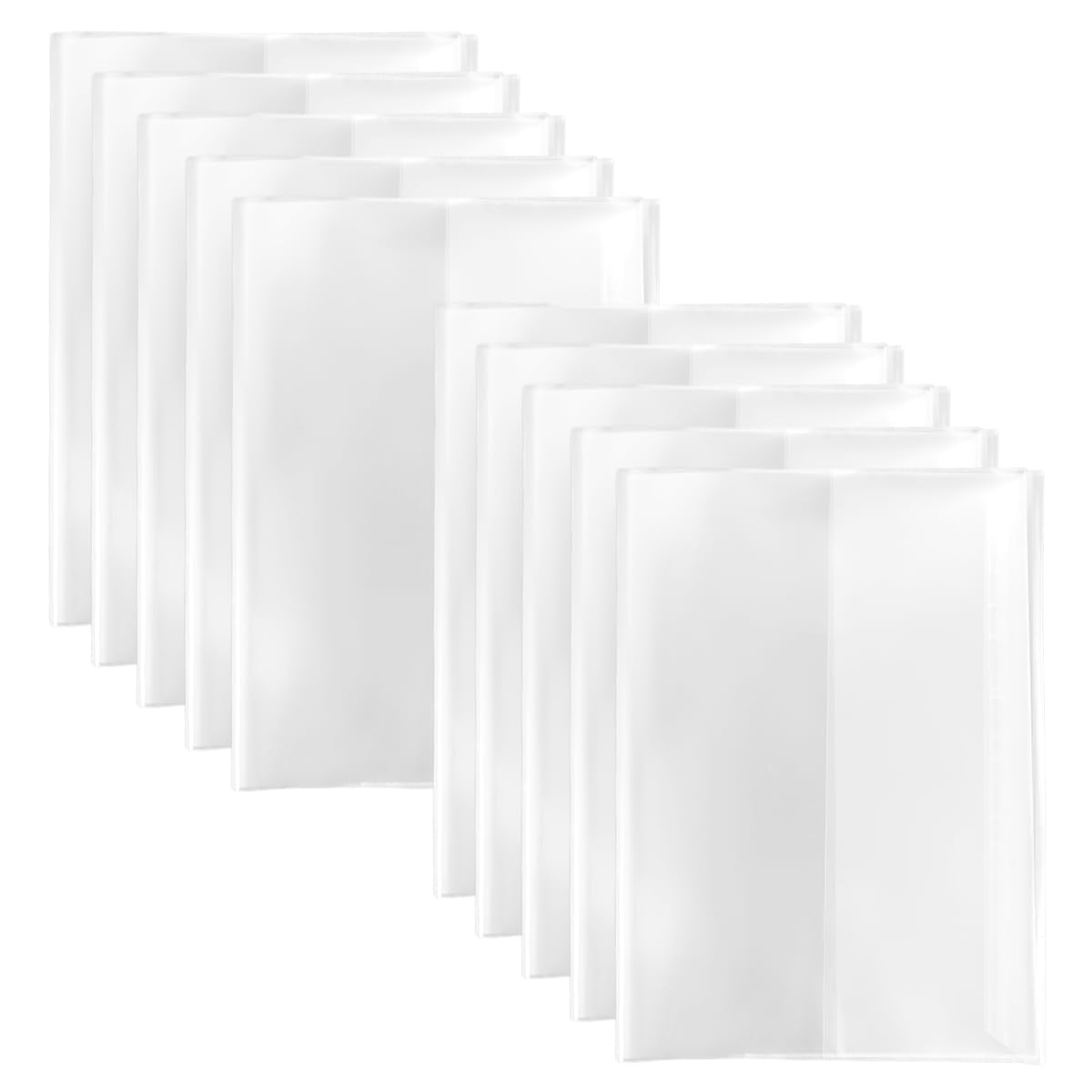 10 Pièces 16k Couverture De Livre Protege Transparent Adhésif