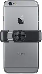 Geonav Suporte Veicular Universal para Smartphones, compatível com todos os modelos de smartphones até 9 cm de largura, SUP2B, Preto/Cinza