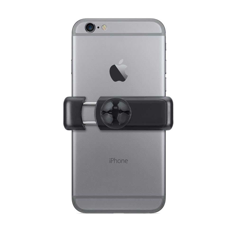 Geonav Suporte Veicular Universal para Smartphones, compatível com todos os modelos de smartphones até 9 cm de largura, SUP2B, Preto/Cinza