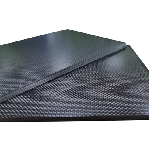 1pcs 0.5-6MM 125X75 mm 3K Plain Matte Glossy Carbon Plate Panel Sheets High Composite Hardness Material Anti-UV Carbon Fiber Board 3k Carbon Fiber(0.25mm Plain Matte)