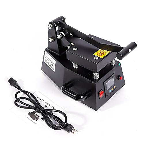 Prensa térmica digital 4.7''x4.7'' 110V miniatura 1