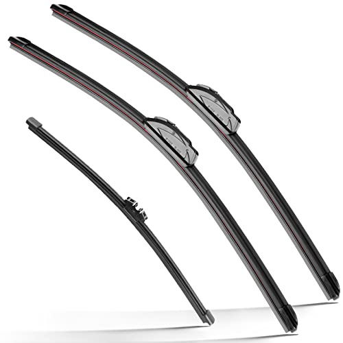 RAINTOK Windshield Wiper Blades Replacement for Ford Expedition Lincoln Navigator 2018 2019 2020 2021 2022 Original Factory Quality Front Rear Wipers Blade Set for My Car - 22" 22" 11" (Pack of 3)