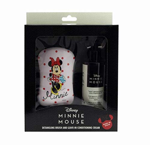 Dessata Minnie Mouse - Cepillo desenredante para desenredar y dejar en crema acondicionadora