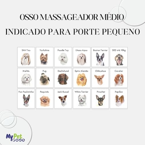 Osso Higiênico Com Corda,Médio,Brinquedo para Cachorro,Brinquedo para Cães