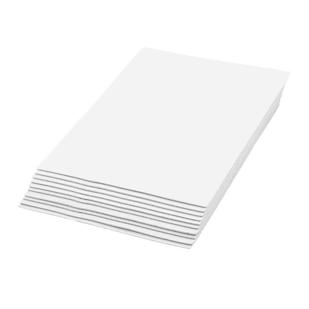 EliteKoopers 10pcs White 2mm Thick A4 Plain Craft EVA Foam Sheets