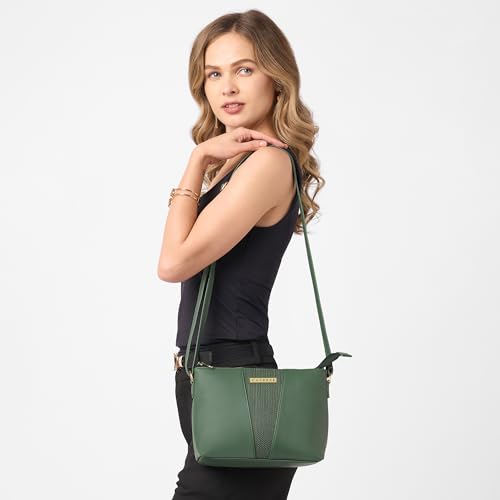 Image of Caprese Reagan Medium Sling Bag for Women with Adjustable Strap & Zipper Closure for Comfortable Wear | Versatile Handbag for Everyday Use, Travel, and Special Occasions