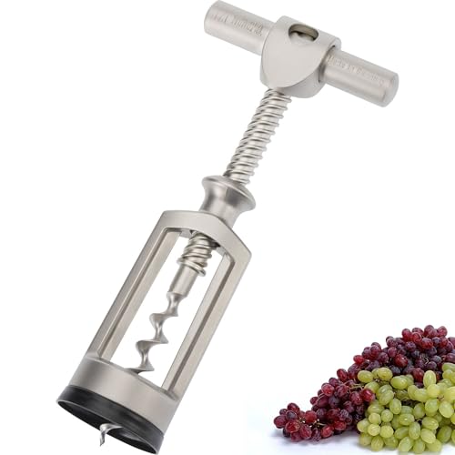 Westmark Tire-bouchon à Cloche avec Extracteur, Monopol Edition, Acier/Fonte de Zinc, Chianti, Effet Mat, 62553380