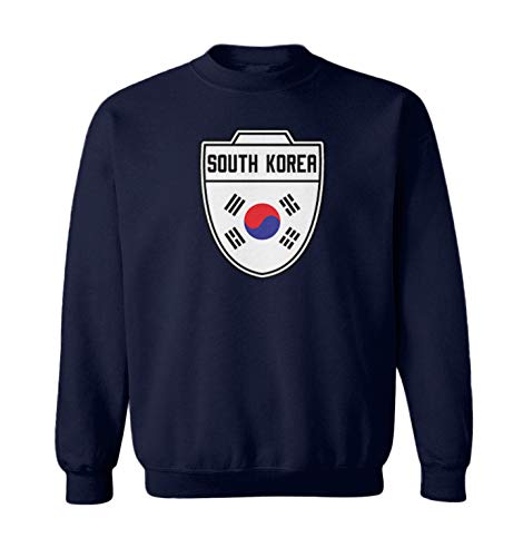 South Korea - Country Soccer Crest Toddler Fleece Crewneck Sweater