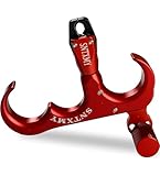 sntxmy Bow Release for Compound Bow, Archery Release Trigger, Compound Bow Release, Thumb Release. (3 Finger Bow Release, Light Red)