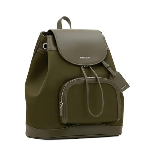Image of Miraggio Wanderlust Backpack for Women | Laptop Bag for Women Office Use | Stylish Women Backpack | Adjustable Shoulder Straps | Ideal for Work, College & Travel