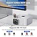 SWITCHFLUX Mac mini M4 Expansion Dock,Mac mini Hub with 10Gbps USB C×2,10Gbps USB A×2,SD/TF 3.0 Card Reader | High-Speed Data Transfer 6 in 1 Hub for Mac mini M4/M4 Pro