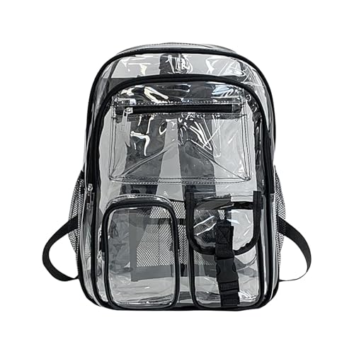 Mochila transparente bonita ideal para eventos deportivos y control de seguridad